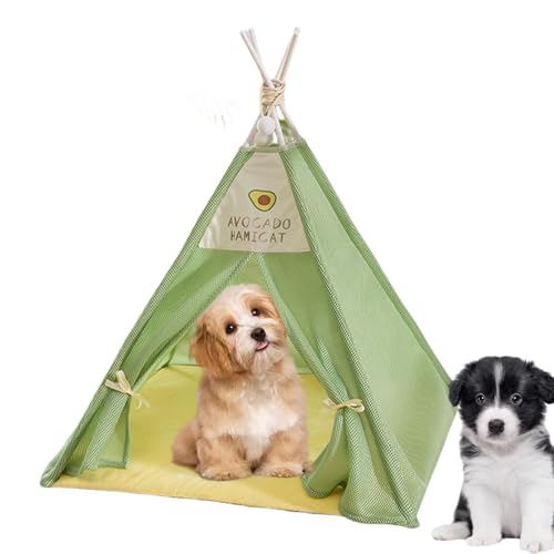 Katzenbett Haus Zelt | Komfortables Schlafhaus Haustier Tipe Bett Haus Halbgeschlossenes Design Kleines Katzenhaus für Hunde, Kaninchen, Katzen und andere Kleintiere Katzenbett Haus Zelt | Komfortables Schlafhaus Haustier Tipe Bett Haus Halbgeschlossenes Design Kleines Katzenhaus für Hunde, Kaninchen, Katzen und andere Kleintiere von Xasbseulk
