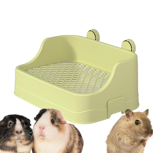 Meerschweinchentoilette, Große Kaninchentoilette, Große Kapazität Käfig Katzentoilette, Quadratische Haustiertoilette mit Schnalle für Meerschweinchen, baumelnde Katzentoilette für Frettchen, Rennmaus Meerschweinchentoilette, Große Kaninchentoilette, Große Kapazität Käfig Katzentoilette, Quadratische Haustiertoilette mit Schnalle für Meerschweinchen, baumelnde Katzentoilette für Frettchen, Rennmaus von Xasbseulk