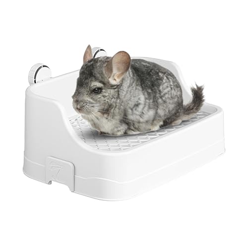Meerschweinchentoilette, Große Kaninchentoilette, Große Kapazität Käfig Katzentoilette, Quadratische Haustiertoilette mit Schnalle für Meerschweinchen, baumelnde Katzentoilette für Frettchen, Rennmaus Meerschweinchentoilette, Große Kaninchentoilette, Große Kapazität Käfig Katzentoilette, Quadratische Haustiertoilette mit Schnalle für Meerschweinchen, baumelnde Katzentoilette für Frettchen, Rennmaus von Xasbseulk