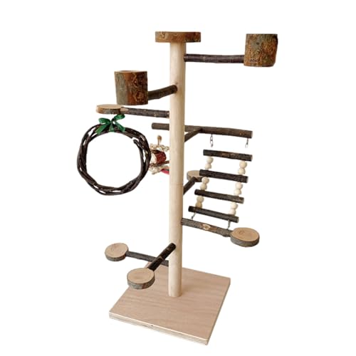 Papageienständer aus, Vogelsitzstange, Spielständer für Vögel, Papageien-Spielständer, interaktiver Vogelsitzständer, Vogelkäfig-Spielständer für Nymphensittiche, Lovebird, Sittiche Papageienständer aus, Vogelsitzstange, Spielständer für Vögel, Papageien-Spielständer, interaktiver Vogelsitzständer, Vogelkäfig-Spielständer für Nymphensittiche, Lovebird, Sittiche von Xasbseulk
