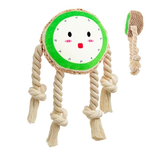 Xasbseulk Beißspielzeug für Welpen, Kauspielzeug für Welpen - Quietschendes Kauspielzeug für Hunde,Haustier-Schleifspielzeug, süßes Obst-Design, Quietschpuppe mit geflochtenem Seil Xasbseulk Beißspielzeug für Welpen, Kauspielzeug für Welpen - Quietschendes Kauspielzeug für Hunde,Haustier-Schleifspielzeug, süßes Obst-Design, Quietschpuppe mit geflochtenem Seil von Xasbseulk