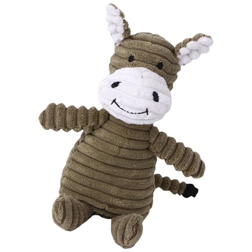 Xasbseulk Chew Toy - Durable Plush Dog Toy | PP Cotton Bite Resistant Pet Toy for Oral Health | Plush Squeaky Esel Beißspielzeug für kleine Hunde, Welpen Xasbseulk Chew Toy - Durable Plush Dog Toy | PP Cotton Bite Resistant Pet Toy for Oral Health | Plush Squeaky Esel Beißspielzeug für kleine Hunde, Welpen von Xasbseulk
