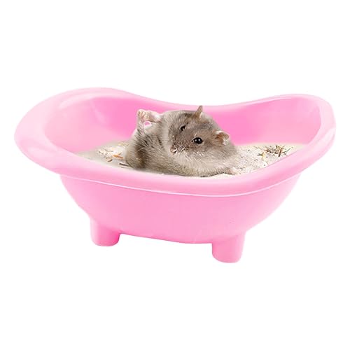 Xasbseulk Hamster Sandbadbehälter | Hamster Badezimmer Box - Kleintier Eisbadewanne, Sand Badebehälter Wanne, Hamsterhaus Schlafnest für Chinchilla, Meerschweinchen Xasbseulk Hamster Sandbadbehälter | Hamster Badezimmer Box - Kleintier Eisbadewanne, Sand Badebehälter Wanne, Hamsterhaus Schlafnest für Chinchilla, Meerschweinchen von Xasbseulk