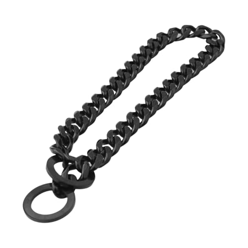 Xasbseulk Hundehalsband, 86,4 cm, robuste Edelstahlkette, stilvoll, passend für einen Halsumfang von 76,2 cm zur Verhaltenskorrektur, Haustieridentifizierung, Welpen, tägliche Spaziergänge Xasbseulk Hundehalsband, 86,4 cm, robuste Edelstahlkette, stilvoll, passend für einen Halsumfang von 76,2 cm zur Verhaltenskorrektur, Haustieridentifizierung, Welpen, tägliche Spaziergänge von Xasbseulk