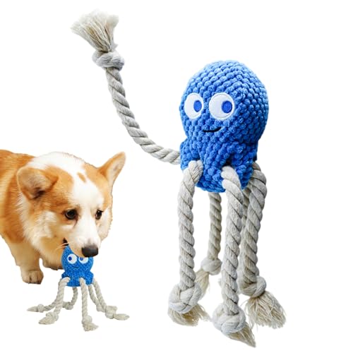 Xasbseulk Hundespielzeug aus Seil, interaktives Haustierspielzeug, Samt, Meerestier-Hundespielzeug-Set für Spaß, Octupus-Unterhaltungsspielzeug, bissfestes Welpenspielzeug für Engagement, Spaß Xasbseulk Hundespielzeug aus Seil, interaktives Haustierspielzeug, Samt, Meerestier-Hundespielzeug-Set für Spaß, Octupus-Unterhaltungsspielzeug, bissfestes Welpenspielzeug für Engagement, Spaß von Xasbseulk