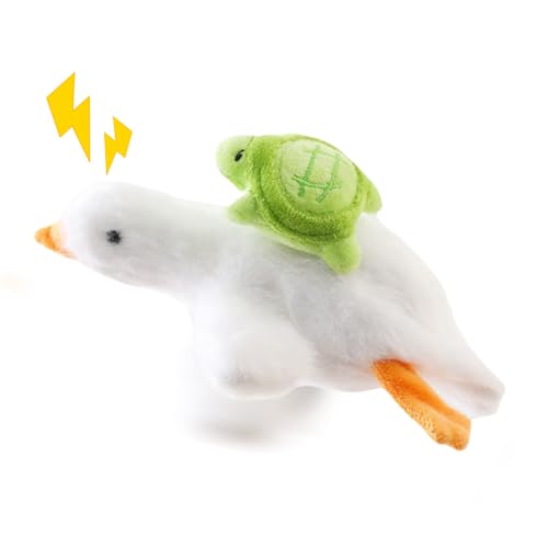 Xasbseulk Interaktives Katzenspielzeug - USB-Aufladbare Plüsch Flatternde Tierpuppe Für Kätzchen | Kratzfeste Elektrische Kätzchen Spielzeug, Haustierzubehör Für Alle Katzen von Xasbseulk