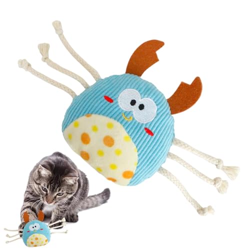 Xasbseulk Katzenminze-Spielzeug für Katzen – Krabben-Katzenspielzeug zum | Zahnen Katze Kauspielzeug Spaß | Denral Kauspielzeug | Polyester Kätzchen Beißspielzeug | Anti-Biss Hygienisches Xasbseulk Katzenminze-Spielzeug für Katzen – Krabben-Katzenspielzeug zum | Zahnen Katze Kauspielzeug Spaß | Denral Kauspielzeug | Polyester Kätzchen Beißspielzeug | Anti-Biss Hygienisches von Xasbseulk