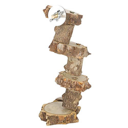 Xcello Plattform-Kletterleiter aus Holz Für Papageien, Spielzeug Für Kleintierkäfige von Xcello