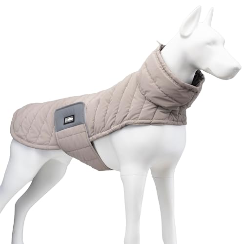 Xclusive Line by Lindodogs Hundemantel Air Puff Stone, Beige, 40 x 29 x 37 cm, Hundeweste aus Polyester, Winddicht und wasserabweisend von Xclusive Line