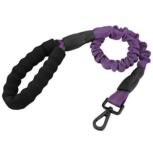 Dog -Leinen elastisches Seil, starker 3,28 Fuß bequemer Griff für das Wandertraining, Polyester Hundeimpuls Relief Leine Flexible Kontrolle (Rot) von Xergur