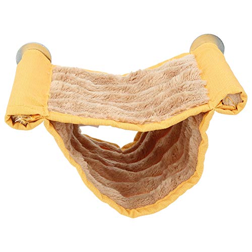 Xergur Haustier Meerschweiner warmes Nest Hängemattenbett, Kleintierhaus Käfighöhle Spielzeug Weicher Diamant -Samt Zwei -Schicht -Design, Meerschweinchen Hamster Igel gelb 17x12x3 cm Xergur Haustier Meerschweiner warmes Nest Hängemattenbett, Kleintierhaus Käfighöhle Spielzeug Weicher Diamant -Samt Zwei -Schicht -Design, Meerschweinchen Hamster Igel gelb 17x12x3 cm von Xergur