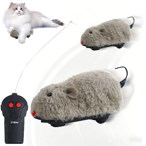 Xevinas Interaktives Katzenspielzeug Magic Maus Katze, Katzenspielzeug Elektrisch Maus Mit Fernbedienung Batteriebetrieben, Katzen-Spielzeug Selbstbeschäftigung Cat Toys Lustiges Katzenspiel-Zeug (A) Xevinas Interaktives Katzenspielzeug Magic Maus Katze, Katzenspielzeug Elektrisch Maus Mit Fernbedienung Batteriebetrieben, Katzen-Spielzeug Selbstbeschäftigung Cat Toys Lustiges Katzenspiel-Zeug (A) von Xevinas