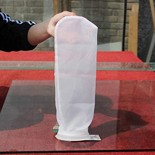 Xiangze Aquarium Filterbeutel, Wassertank Filternetz Tasche Nylonbeutel für Aquarium Filtertasche weiß 1 Stücke von Xiangze