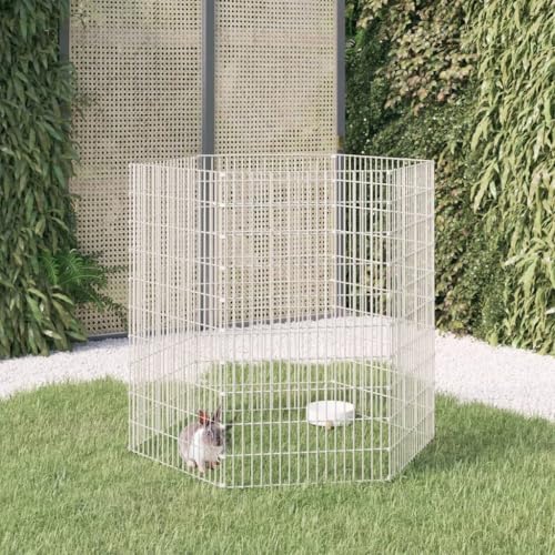 Kaninchenkäfig 6 Paneele 54x100 cm Verzinktes Eisen, Xichuzi Hamsterkäfig, Hasenkäfig, Kaninchenstall, Meerschweinchen Gehege, Meerschweinchen Käfig, Laufstall - 171581 Kaninchenkäfig 6 Paneele 54x100 cm Verzinktes Eisen, Xichuzi Hamsterkäfig, Hasenkäfig, Kaninchenstall, Meerschweinchen Gehege, Meerschweinchen Käfig, Laufstall - 171581 von Xichuzi