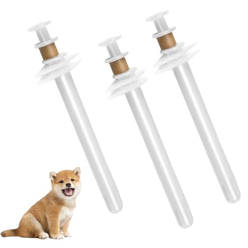 3 Stück Haustier-Pillen-Pillen-Pillen-Popper für Hunde und Katzen, Tiermedizin Futterspender mit Kunststoff-Pillenspender, Seitengriffpresse, für Hunde, Katzen, Neugeborene Tiere 3 Stück Haustier-Pillen-Pillen-Pillen-Popper für Hunde und Katzen, Tiermedizin Futterspender mit Kunststoff-Pillenspender, Seitengriffpresse, für Hunde, Katzen, Neugeborene Tiere von Xiciki