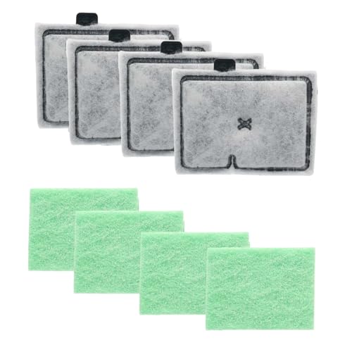 Filterkartuschen für Aquarien, kompatibel mit CF1-Filter, 4 Monate, 4 x Filterkartuschen, 4 x Algaway Pads, 4 Stück Filterkartuschen für Aquarien, kompatibel mit CF1-Filter, 4 Monate, 4 x Filterkartuschen, 4 x Algaway Pads, 4 Stück von Xiciki