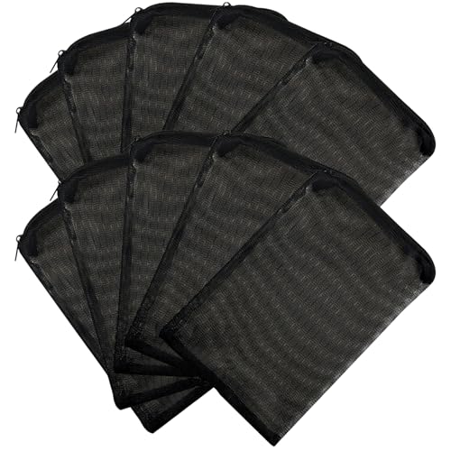 Xiciki 10 Stück Aquarium Filterbeutel, Fischtank Mesh Filterbeutel, Reißverschluss Netz Filtersack, Hoher Durchfluss Wiederverwendbare mit Robustem Kunststoff-Reißverschluss für Aktivkohle, Biokugeln Xiciki 10 Stück Aquarium Filterbeutel, Fischtank Mesh Filterbeutel, Reißverschluss Netz Filtersack, Hoher Durchfluss Wiederverwendbare mit Robustem Kunststoff-Reißverschluss für Aktivkohle, Biokugeln von Xiciki