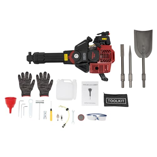 2 in 1 Benzinbagger 52CC 2Takt Benzin Bagger - Schaufel Steinbohrmaschine,Abbruchhammer Benzin Garten Baum Bagger für Forstwirtschaft Sämlinge, Weinberg unterstützt 2 in 1 Benzinbagger 52CC 2Takt Benzin Bagger - Schaufel Steinbohrmaschine,Abbruchhammer Benzin Garten Baum Bagger für Forstwirtschaft Sämlinge, Weinberg unterstützt von Xigner