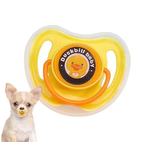 Xijobido Hund Schnullerspielzeug - Beruhigendes Kaubaby - Kauspielzeug Aus Silikon Für Kleine Hunde Und Katzen Unterwegs von Xijobido
