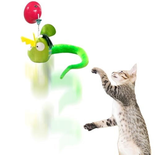 Xijobido Interaktives Katzenspielzeug,Indoor Spielzeug Mit Vogelgezwitscher - Berührungsaktiviert Mit Einziehschnur Beschäftigungsspielzeug Gegen Langeweile Xijobido Interaktives Katzenspielzeug,Indoor Spielzeug Mit Vogelgezwitscher - Berührungsaktiviert Mit Einziehschnur Beschäftigungsspielzeug Gegen Langeweile von Xijobido