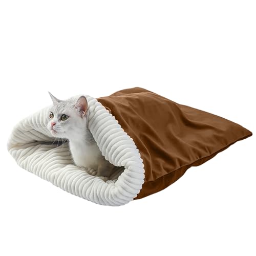Xijobido Katzen Schlafsack,Plüsch Katzenschlafsack - Wärmender Schlafsack Winter Haustierbett Zum Ausruhen Verstecken Für Zuhause Auto Weihnachten Xijobido Katzen Schlafsack,Plüsch Katzenschlafsack - Wärmender Schlafsack Winter Haustierbett Zum Ausruhen Verstecken Für Zuhause Auto Weihnachten von Xijobido