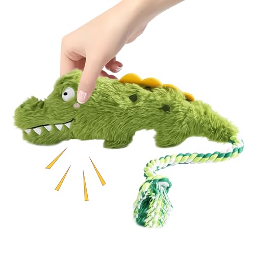 Xijobido Plüschspielzeug für Hunde, quietschendes Hundespielzeug, Krokodil-Design, realistisches interaktives , Zahnen für Training, Zuhause, Park, Hof, Indoor-Spielen Xijobido Plüschspielzeug für Hunde, quietschendes Hundespielzeug, Krokodil-Design, realistisches interaktives , Zahnen für Training, Zuhause, Park, Hof, Indoor-Spielen von Xijobido