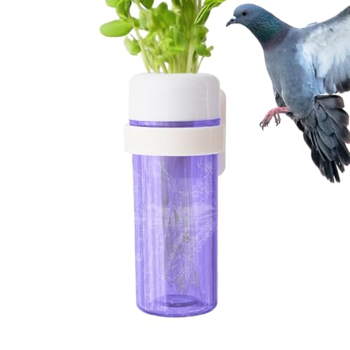 Xijobido Vogelkäfig-Futterspender - Futterbehälter Mit Wasserspeicher-Design Für Papageien,Einfach zu montierender Vogelfutterbehälter für Wellensittiche Finken Aras Agaporniden Nymphensittiche von Xijobido