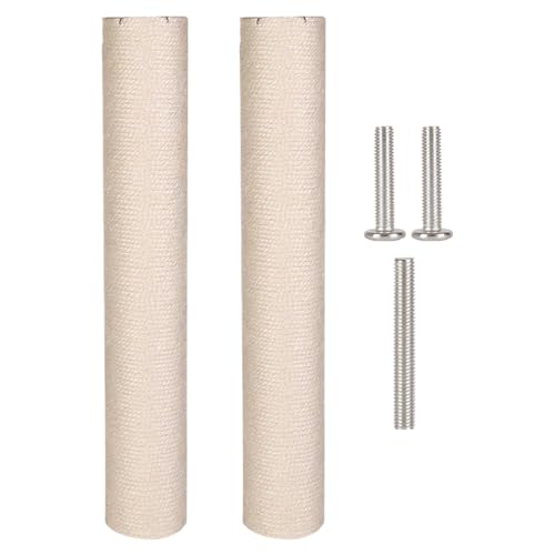 Xijobido für Katzen, Sisal, 8 mm Schraubenlöcher, Nagelfeilen-Spielzeug für mittelgroße und große Rassen, Kätzchen, Welpen, Entspannung, Klettertraining Xijobido für Katzen, Sisal, 8 mm Schraubenlöcher, Nagelfeilen-Spielzeug für mittelgroße und große Rassen, Kätzchen, Welpen, Entspannung, Klettertraining von Xijobido