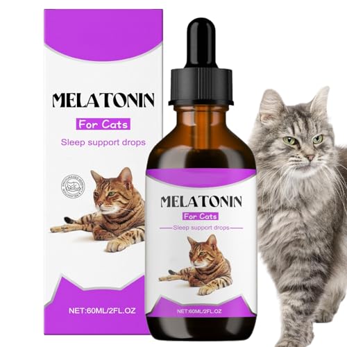 Xijobido für Katzen | 60ml Beruhigungstropfen für Schlaf | Einschlafhilfe Nahrungsergänzung Haustierzubehör für Kätzchen Nacht Indoor Gewitter Reise Baden Pflege | Stressabbau Xijobido für Katzen | 60ml Beruhigungstropfen für Schlaf | Einschlafhilfe Nahrungsergänzung Haustierzubehör für Kätzchen Nacht Indoor Gewitter Reise Baden Pflege | Stressabbau von Xijobido