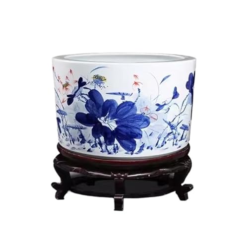 Aquarien Keramik-Aquarium, Jingdezhen, Keramik-Futtertank for Schildkröten, for den Außenbereich, Garten, Terrasse, dekoratives Aquarium, Wohnzimmer-Dekoration, Desktop-Dekoration Desktop-Aquarium(47x Aquarien Keramik-Aquarium, Jingdezhen, Keramik-Futtertank for Schildkröten, for den Außenbereich, Garten, Terrasse, dekoratives Aquarium, Wohnzimmer-Dekoration, Desktop-Dekoration Desktop-Aquarium(47x von Xilin-872