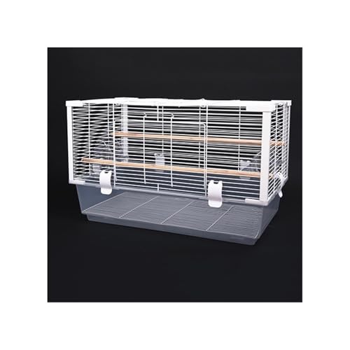 Vogelkäfig Papageien-Vogelkäfig, Landschaftskäfig, vertieftes Chassis, Kleiner Vogel, Vier Seiten, horizontaler Draht-Beobachtungskäfig von Xilin-872