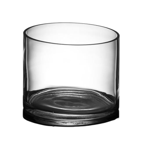 Aquarien Zylindrischen Große Glas Fisch Tank Wohnzimmer HD Glas Fisch Tank Schildkröte Tank Aquarium Desktop-Aquarium(25x25cm) von Xilin-872