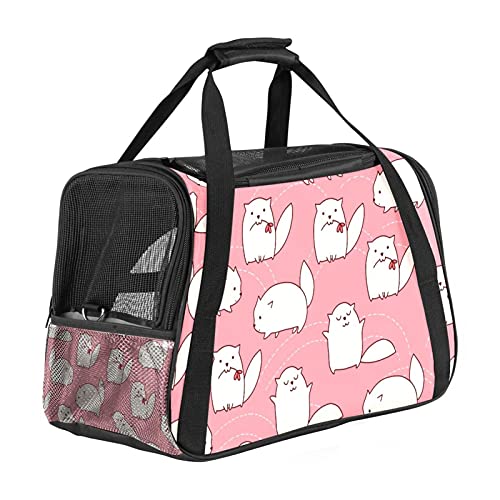 Xingruyun Katze Transporttasche Süße Hamstermaus Hund Transporttasche Faltbare Tragetasche für Haustiere Hundetragetasche Katzentragetasche 43x26x30 cm von Xingruyun