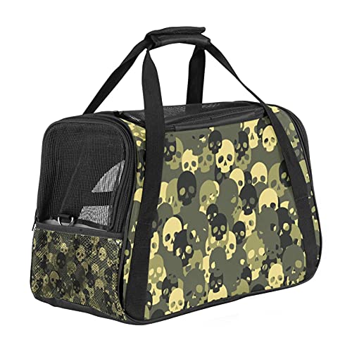 Xingruyun Katze Transporttasche Tarnschädel Hund Transporttasche Faltbare Tragetasche für Haustiere Hundetragetasche Katzentragetasche 43x26x30 cm Xingruyun Katze Transporttasche Tarnschädel Hund Transporttasche Faltbare Tragetasche für Haustiere Hundetragetasche Katzentragetasche 43x26x30 cm von Xingruyun