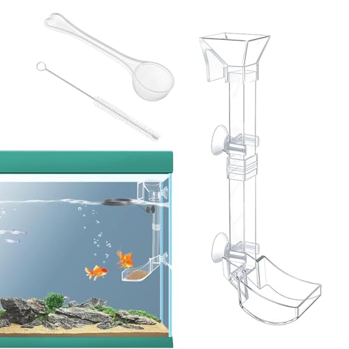 Aquarium-Garnelen-Futterrohr, Garnelen-Futterrohr, Garnelen-Futternapf-Set – ein perfektes Aquarium-Zubehör für ein problemloses Fütterungserlebnis, Aquarium M Fisch-Futterrohr für Garnelen, Fische un Aquarium-Garnelen-Futterrohr, Garnelen-Futterrohr, Garnelen-Futternapf-Set – ein perfektes Aquarium-Zubehör für ein problemloses Fütterungserlebnis, Aquarium M Fisch-Futterrohr für Garnelen, Fische un von Xinhuju