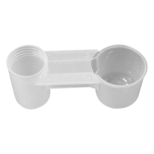 Automatic Bird Drinker Feeder - Soda Water Bottle Bird Drinker, Safe Splash-Proof Transparent Scientific Design Device for Pigeons Chicken Chickadees von Xinhuju