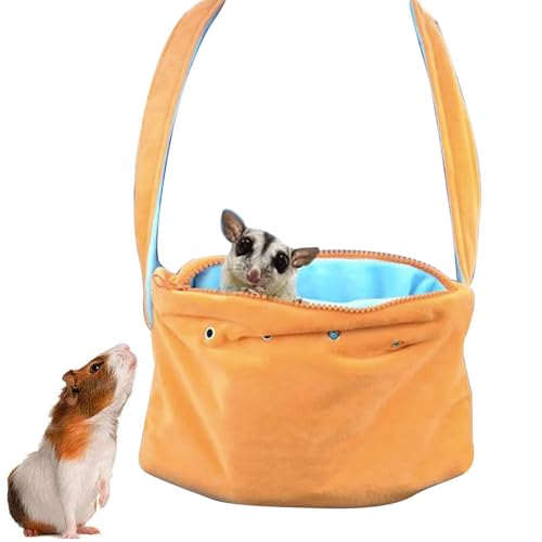 Bärtiger Drachenträger - Haustier, Tierbeutel | Weiche Schultertasche, atmungsaktiver Reisehalter für Echsen, Vogel, Igel, Zuckergleiter, Meerschweinchen, Hamster, sicherer tragbarer Reptilien von Xinhuju