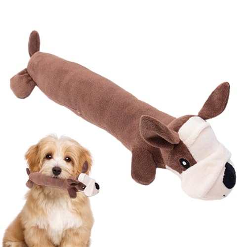 Gefüllte Spielsachen für Hunde - niedliches Hundeplüschspielzeug mit Squeaker | Interaktives Kauenspielzeug für Haustiere, weiches Tierspielzeug für Welpen Kinderspiel, langlebige Quietschspielzeug fü von Xinhuju