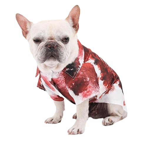 Haustier-Halloween-Kostüme – Kätzchen-Kleidung, Blut-Shirt, Halloween-Kätzchen-Outfit | Gruseliges Katzenkostüm mit aufgedruckten Blutdetails, Halloween-Partyzubehör, bedrucktes Horror-Urlaubsoutfit f Haustier-Halloween-Kostüme – Kätzchen-Kleidung, Blut-Shirt, Halloween-Kätzchen-Outfit | Gruseliges Katzenkostüm mit aufgedruckten Blutdetails, Halloween-Partyzubehör, bedrucktes Horror-Urlaubsoutfit f von Xinhuju