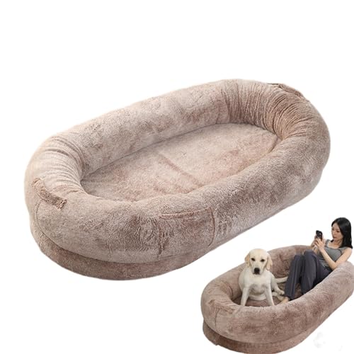 Hundebett für menschliche Hunde, für Erwachsene, waschbar, Hundebett, waschbar, aus -Schaum, Abnehmbarer Sitzsack für schlafende Personen, Bett Hundebett für menschliche Hunde, für Erwachsene, waschbar, Hundebett, waschbar, aus -Schaum, Abnehmbarer Sitzsack für schlafende Personen, Bett von Xinhuju