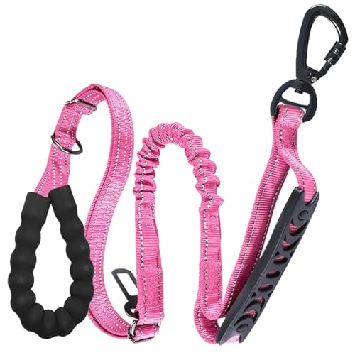 Hundetrainingsseil für Hunde, Lead zum Gehen, kein Blei, Gehen, Stoßdämpfung, Haustierband mit weichem Griff, verstellbarer Traktor für große Hunde Hundetrainingsseil für Hunde, Lead zum Gehen, kein Blei, Gehen, Stoßdämpfung, Haustierband mit weichem Griff, verstellbarer Traktor für große Hunde von Xinhuju