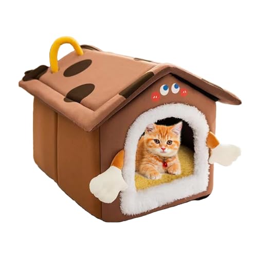 Indoor Katzenbetten oder kleine Hunde, beruhigende Haustierbetten | Abnehmbare weiche Plüschbetten für Haustiere, elastische -Betten für Hunde und Katzen, Höhle Indoor Katzenbetten oder kleine Hunde, beruhigende Haustierbetten | Abnehmbare weiche Plüschbetten für Haustiere, elastische -Betten für Hunde und Katzen, Höhle von Xinhuju