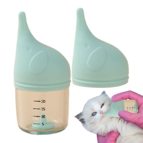Kätzchenflasche, Flaschen Welpen, Flasche für die Pflege in Form eines Elefanten | Pulver von Welpen Welpen, Brustwarzen für Haustier -Fütterung, für von Xinhuju