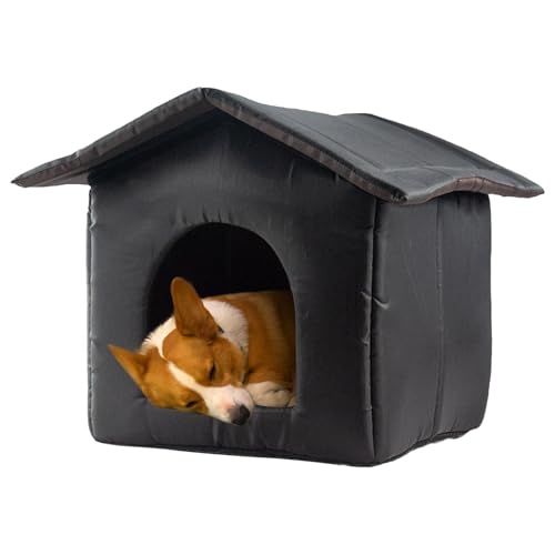 Katzenhaus im Freien – kältebeständige, warme Höhle für Welpen, Winter-Haustierzubehör | wasserdichte Hundehöhle, streunende Katzen & Unterschlupf, wetterfeste isolierte Cattery, regendicht, Katzenhaus im Freien – kältebeständige, warme Höhle für Welpen, Winter-Haustierzubehör | wasserdichte Hundehöhle, streunende Katzen & Unterschlupf, wetterfeste isolierte Cattery, regendicht, von Xinhuju