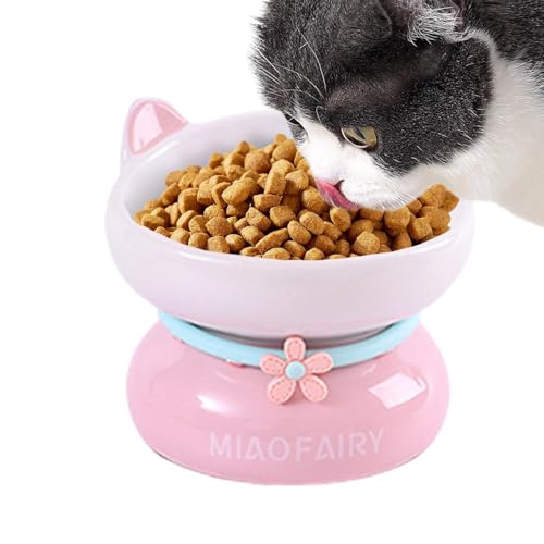 Keramik -Erhöhte Katzenschale, Schüssel für Nahrung für erhöhte Katzen, Wasserschale für Hunde und Katzen, die bei 15 Grad Anti -Wenden, geneigter Mund, Schalen für hochgezogene Katzen mit Basis -Basi Keramik -Erhöhte Katzenschale, Schüssel für Nahrung für erhöhte Katzen, Wasserschale für Hunde und Katzen, die bei 15 Grad Anti -Wenden, geneigter Mund, Schalen für hochgezogene Katzen mit Basis -Basi von Xinhuju