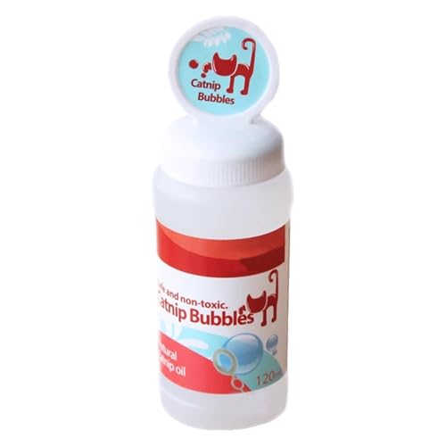 Meowpop Catnip Bubbles - Duftblasengebläse, Innen Im Freien Im Freien, Haustierblasen | Langlebiger Seifenblasenspielzeug Mit Großer Blasenkapazitätsartikel, Perfekt Für Katze Spaß Im Wohnzimmer Balko Meowpop Catnip Bubbles - Duftblasengebläse, Innen Im Freien Im Freien, Haustierblasen | Langlebiger Seifenblasenspielzeug Mit Großer Blasenkapazitätsartikel, Perfekt Für Katze Spaß Im Wohnzimmer Balko von Xinhuju