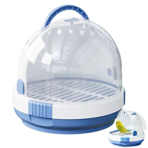 Papageienkäfig – transparenter Vogelhalter, sichere Verriegelung | Atmungsaktive Tasche für die Tasche mit komfortablem Design, praktischer Vogelkäfig für Para-Papageien Papageienkäfig – transparenter Vogelhalter, sichere Verriegelung | Atmungsaktive Tasche für die Tasche mit komfortablem Design, praktischer Vogelkäfig für Para-Papageien von Xinhuju