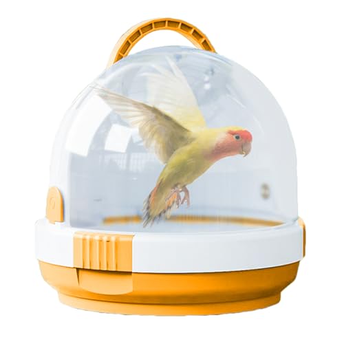 Papageienkäfig – transparenter Vogelhalter, sichere Verriegelung | Atmungsaktive Tasche für die Tasche mit komfortablem Design, praktischer Vogelkäfig für Para-Papageien Papageienkäfig – transparenter Vogelhalter, sichere Verriegelung | Atmungsaktive Tasche für die Tasche mit komfortablem Design, praktischer Vogelkäfig für Para-Papageien von Xinhuju