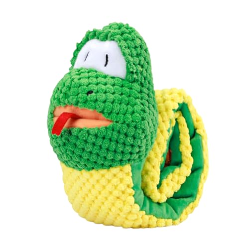 Plüsch -Schlangenhundspielzeug - Crinkle Tail Pet Toy, pelziges Quietschen Tier | Langes weiches Schlangen -Stuffie, Haustierspielkreatur, Verwendung in Zwingern und Loungebereichen für interaktives S Plüsch -Schlangenhundspielzeug - Crinkle Tail Pet Toy, pelziges Quietschen Tier | Langes weiches Schlangen -Stuffie, Haustierspielkreatur, Verwendung in Zwingern und Loungebereichen für interaktives S von Xinhuju