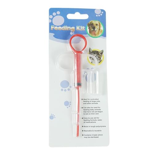 Plunger Pillen für Haustiere | Pillen-Futterspritze für Hunde und Katzen - Runder Griff Spender für Haustiermedizin | Futterwerkzeug Plunger Pillen für Haustiere | Pillen-Futterspritze für Hunde und Katzen - Runder Griff Spender für Haustiermedizin | Futterwerkzeug von Xinhuju